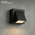 Stilren vägglampa för utomhusbruk – IP65-klassad fasadbelysning - Bild 2