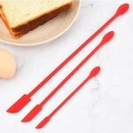Mini-spatlar i silikon, 3-pack - Bild 2
