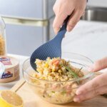 Stående risspade i silikon med non-stick yta för köket - Bild 4