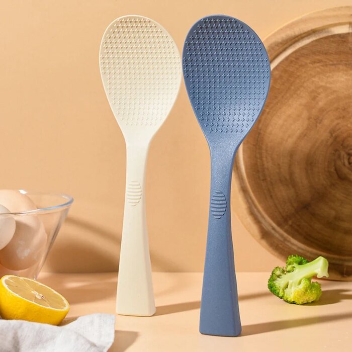 Stående risspade i silikon med non-stick yta för köket - Bild 3