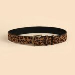 Smalt Orm- och Leopardmönstrat Dambälte i Boho-Stil till Klänning - Bild 4