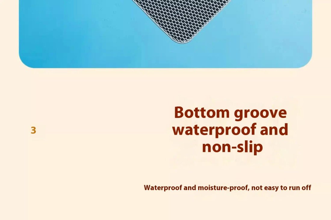 Extra stor vattentät kattströmatta med effektiv dubbellagers design