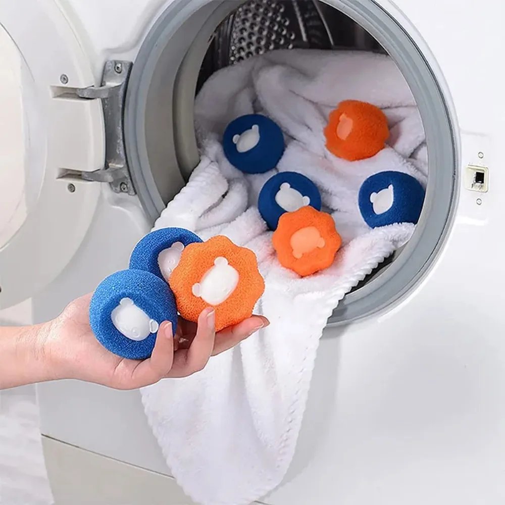 Återanvändbara tvättbollar för hårborttagning och luddfri tvätt