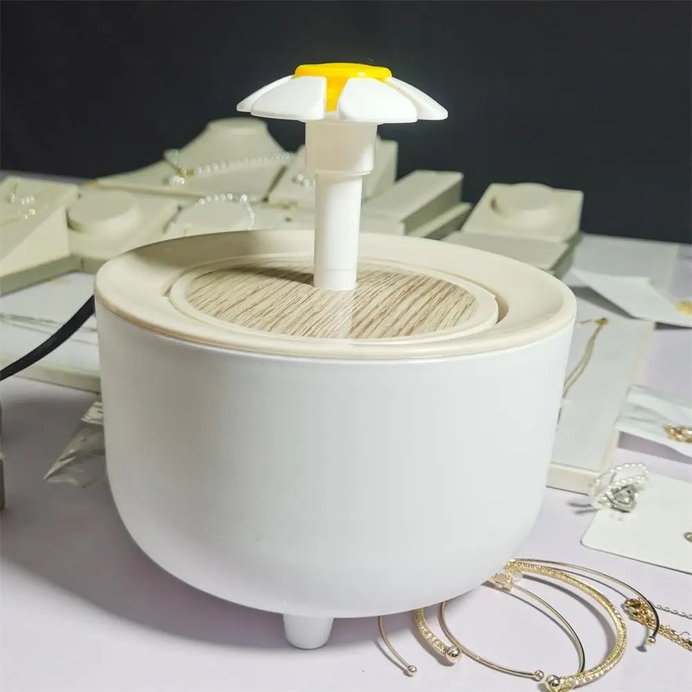 Automatisk vattenfontän för katt med tystgående USB-pump och filter