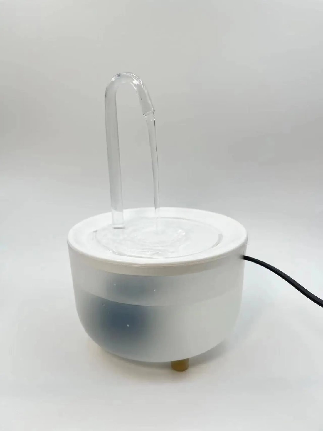 Automatisk vattenfontän för katt med tystgående USB-pump och filter