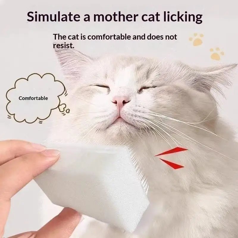 Multifunktionell massageborste och svampkam för katt och hund