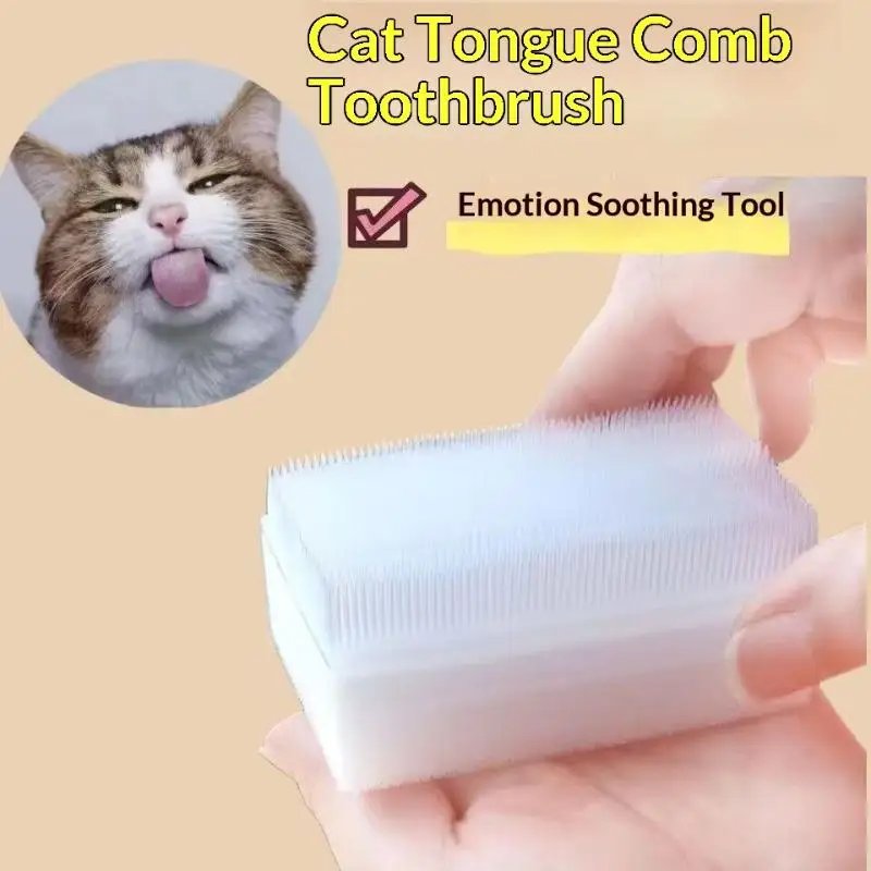Multifunktionell massageborste och svampkam för katt och hund