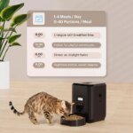 Smart automatisk foderautomat för katt och hund med timer - Bild 4