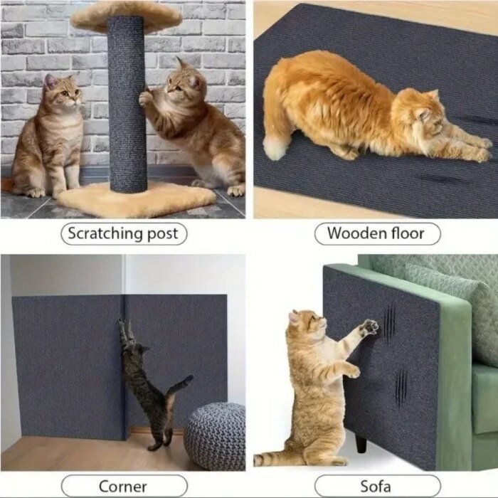 Självhäftande möbelskydd och klösmatta för soffa och katt - Bild 5