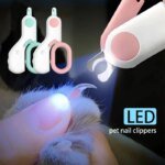 Professionell klotång med LED-belysning för katt och hund
