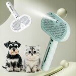 Elektrisk sprayborste för effektiv pälsvård på hund och katt