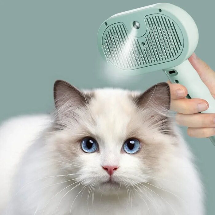 Elektrisk sprayborste för effektiv pälsvård på hund och katt - Bild 4