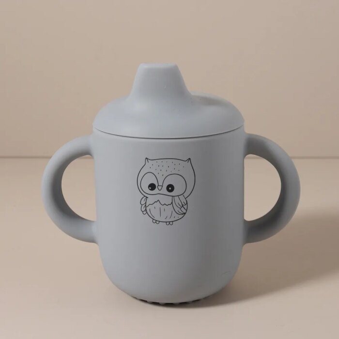 Personlig silikonmugg med namn för baby och småbarn - Bild 4