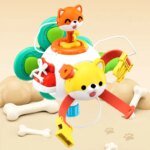 Montessori Busy Cube – Utvecklande aktivitetsleksak för småbarn - Bild 3
