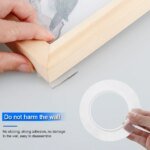 Dubbelhäftande Nano-tejp – Genomskinlig & Vattentålig Monteringstejp (1/3/5 m) - Bild 3