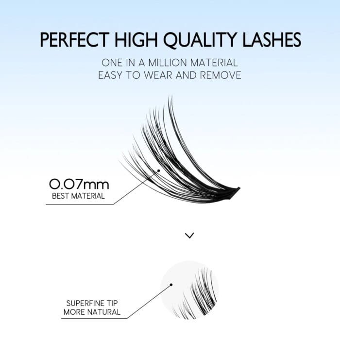 GROINNEYA DIY Lash Extension Kit – Komplett Set för Fransförlängning Hemma - Bild 4