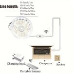 USB LED-ljuslist med smart handrörelsesensor och dimmer - Bild 2