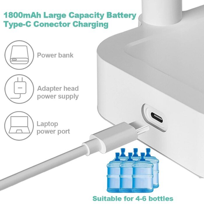 Smidig Elektrisk Vattenpump för Dunkar och Vattenflaskor - Bild 2