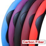 Rattöverdrag i PU-läder med kolfiberlook – 14,5–15 tum - Bild 5