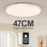 MARPOU Smart LED-taklampa med Dimring och Fjärrkontroll