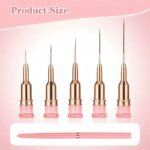 5-pack nail art liner pens – penslar för gel och design - Bild 3