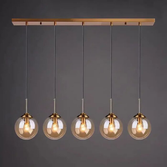 Italiensk Designad Glasboll Pendellampa med E27-sockel - Bild 4