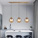 Italiensk Designad Glasboll Pendellampa med E27-sockel
