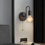 Nordisk Industriell Svart Vägglampa med E27-sockel för Inomhusbruk - Bild 6