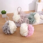 Duschsvamp i mesh – exfolierande badboll - Bild 2