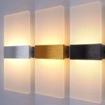 Modern LED-vägglampa 6W/12W i Akryl för Inomhusbruk