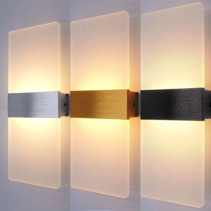 Modern LED-vägglampa 6W/12W i Akryl för Inomhusbruk