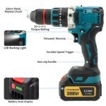 480 N.M Kolsyrefri Slagborrmaskin 13 mm för Makita 18V - Bild 3