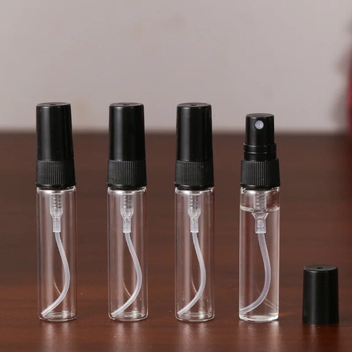Svarta Glasflaskor för Parfym & Kosmetika (2ml–10ml) - Bild 4