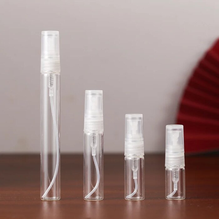 Svarta Glasflaskor för Parfym & Kosmetika (2ml–10ml) - Bild 2