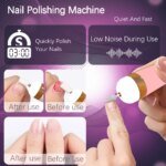 YIKOOLIN 5-i-1 Elektrisk Nagelfil med LED-belysning - Bild 4