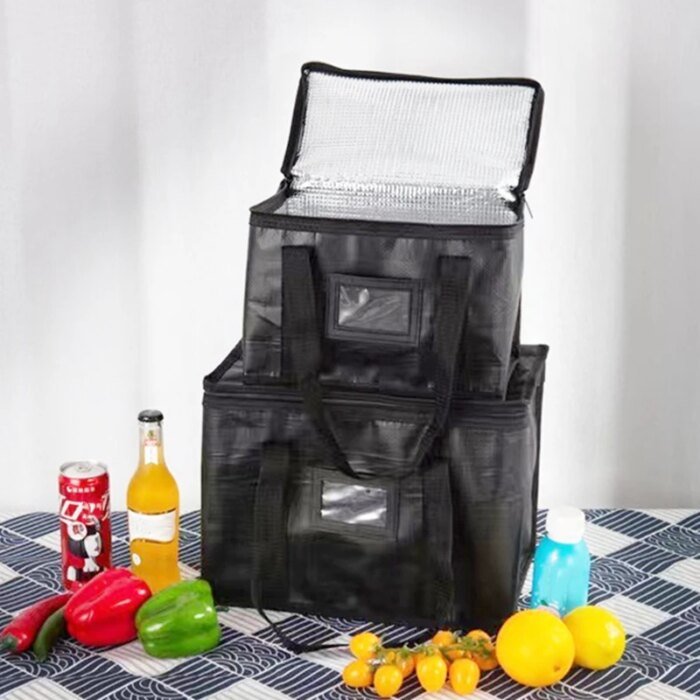 Stor Isolerad Kylväska för Matleverans och Strandpicknick - Bild 2
