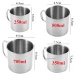 Slitstark Campingmugg i Rostfritt Stål med Vikbart Handtag - Bild 2