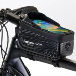 Cykelväska med mobilfack – Vattentät ramväska (1L) med touch-skärm