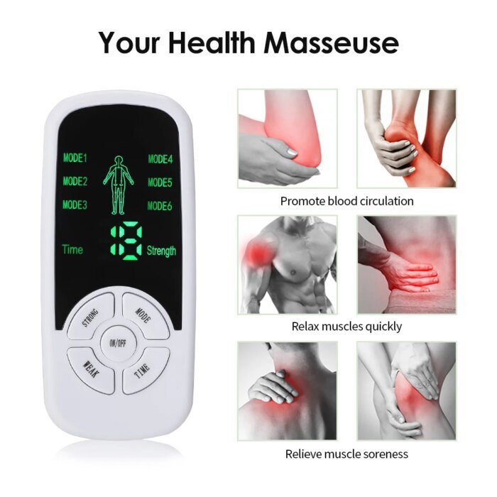 EMS Elektrisk Muskelstimulator och TENS Massageapparat för Kroppen - Bild 2