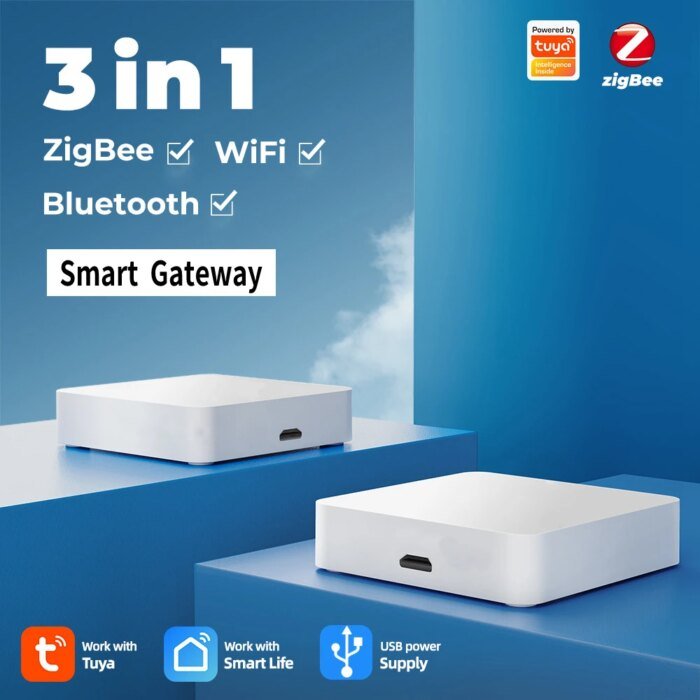 Tuya ZigBee Multi-mode Gateway Hub – Smart Home WiFi & Bluetooth Mesh Bridge - Bild 2