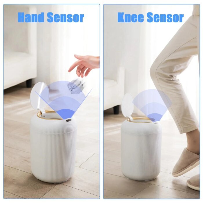 Automatisk smart papperskorg med rörelsesensor för hem och kontor - Bild 4