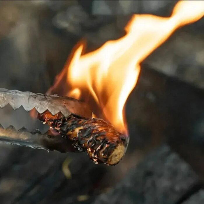 Naturliga tändvedspinnar av vax och trä för grill och kamin - Bild 5