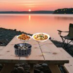21000W bärbar kraftfull gaskök med tre adaptrar för camping - Bild 3