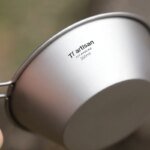 Tiartisan ultralätt 260ml sierraskål i titan med fast handtag - Bild 4