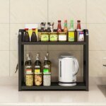 2-lagers metallhylla för köksbänk och smart kaffeförvaring - Bild 2