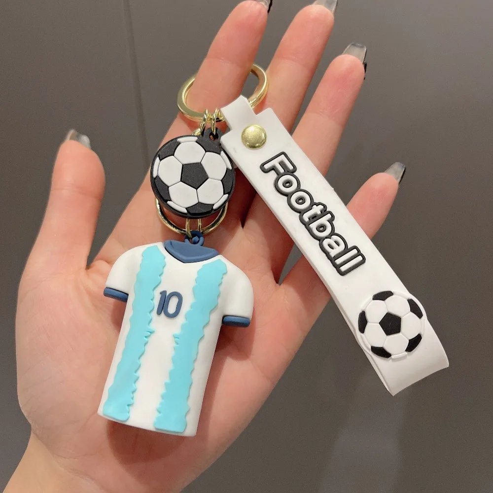 5-pack Fotbollsnyckelringar – Matchande set med tröja nr 7 & nr 10 5-pack Fotbollsnyckelringar – Matchande set med tröja nr 7 & nr 10