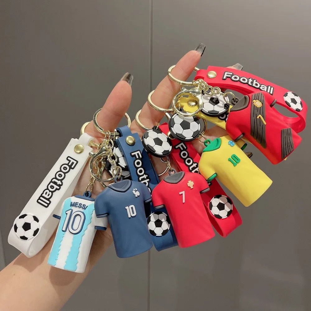 5-pack Fotbollsnyckelringar – Matchande set med tröja nr 7 & nr 10 5-pack Fotbollsnyckelringar – Matchande set med tröja nr 7 & nr 10