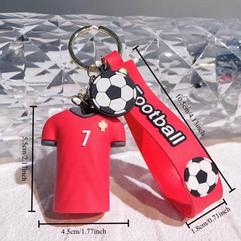 5-pack Fotbollsnyckelringar – Matchande set med tröja nr 7 & nr 10 5-pack Fotbollsnyckelringar – Matchande set med tröja nr 7 & nr 10