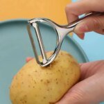 Multifunktionell potatisskalare i rostfritt stål för köket - Bild 2