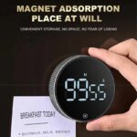 Magnetisk digital kökstimer med roterande inställning - Bild 3